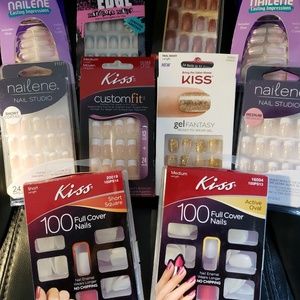 Assorted nail sets.   All brand new,  never used..